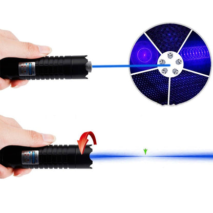 Powerful Blue Laser Tactical Flashlight 5000m Range