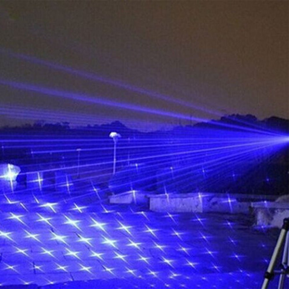 Powerful Blue Laser Tactical Flashlight 5000m Range