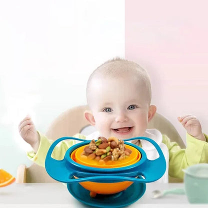 Easy Spill Proof Rotating Food Bowl