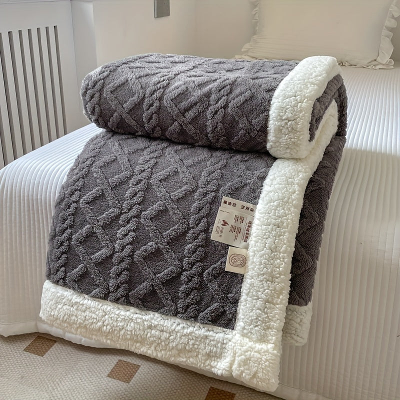 Cozy Soft Plush Throw Blanket for Home Decor