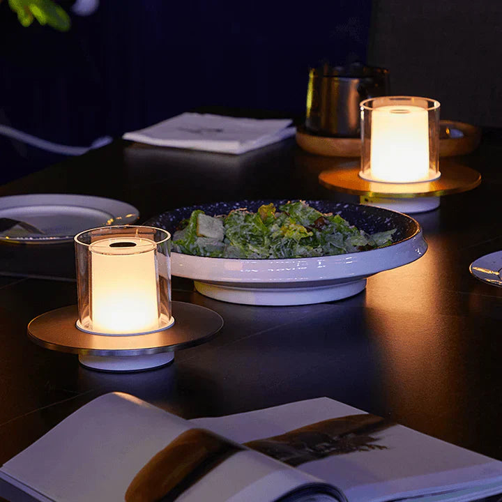 Warm White LED Candle Table Lamp