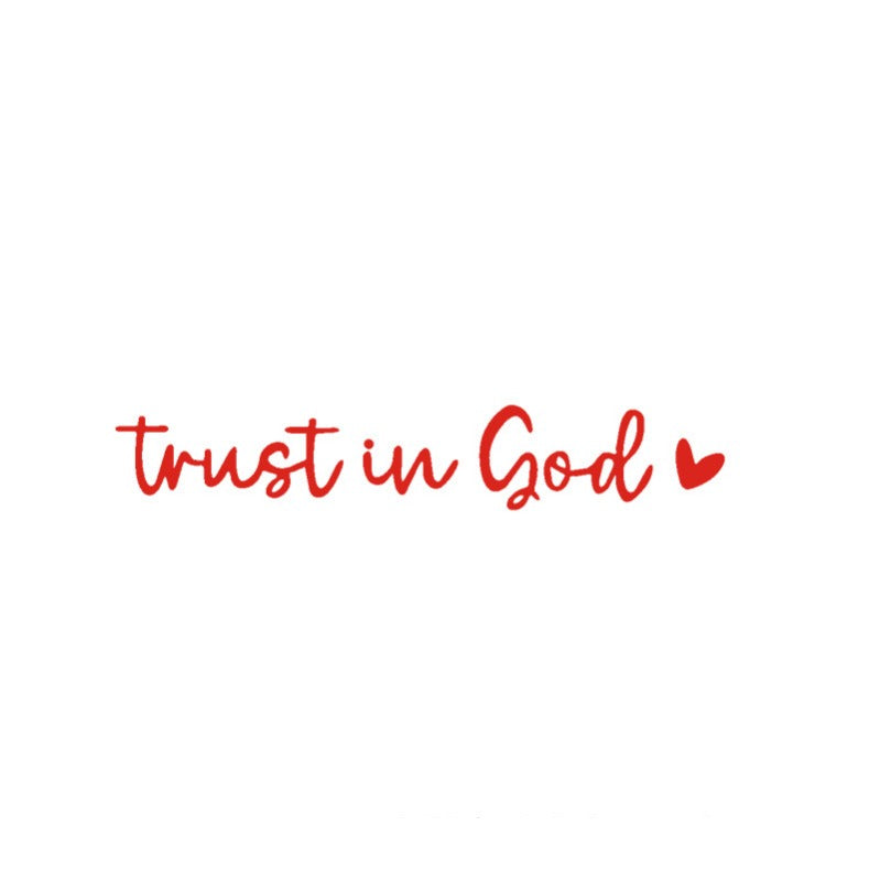 Faith Inspirational Car Mirror Sticker