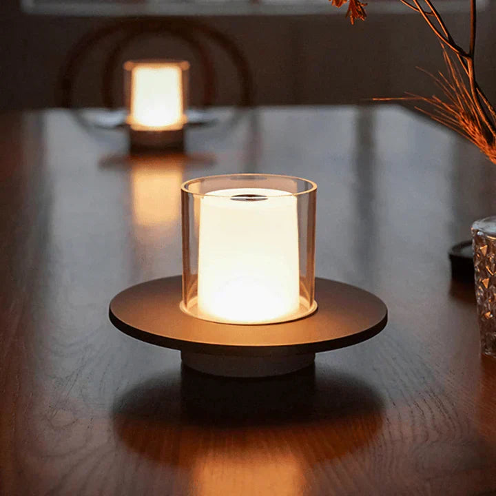 Warm White LED Candle Table Lamp
