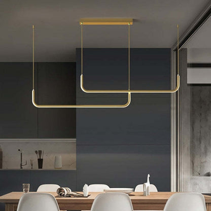 Modern Glass LED Hanging Light