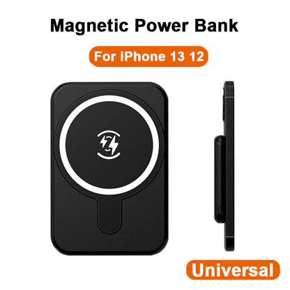 Portable Magnetic Phone Charger 5000mAh Power Bank