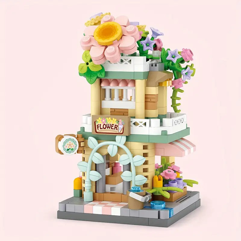 Mini City Building Blocks Set