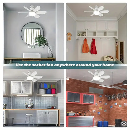 Compact 2-in-1 Ceiling Fan and Light Kit
