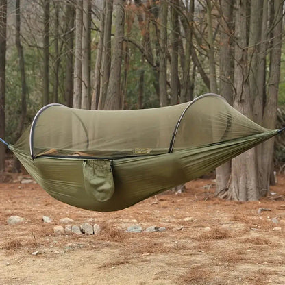 Outdoor Hammock with Bug Net Protection