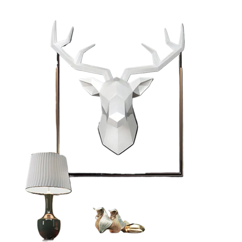 Wildlife Deer Antler Wall Art Statue Decoration