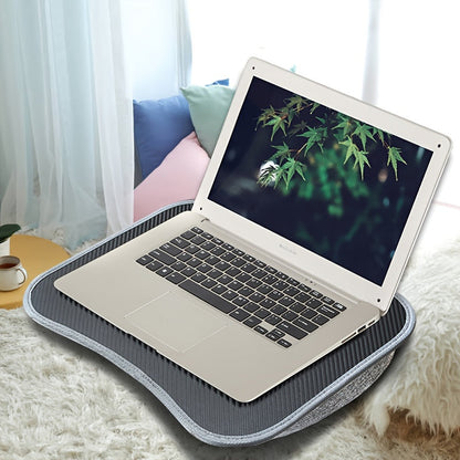 Compact Laptop Table with Cushioned Base