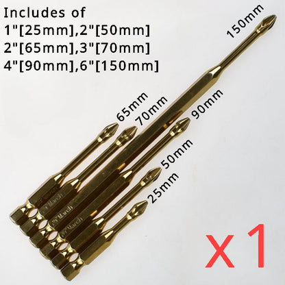 Strong Magnetic Screwdriver Bit Set
