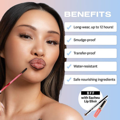 Fesara | Waterproof Smudge-Free Lip Liner – All Day Wear