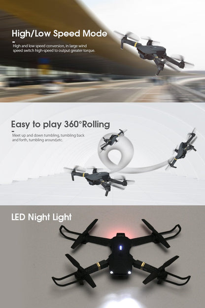 Portable Foldable HD Mini Drone With 2MP Camera