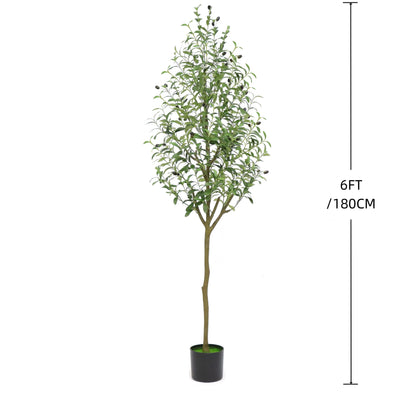 Realistic Artificial Olive Tree Decor