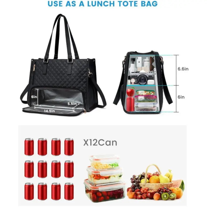Insulated Laptop Lunch Backpack