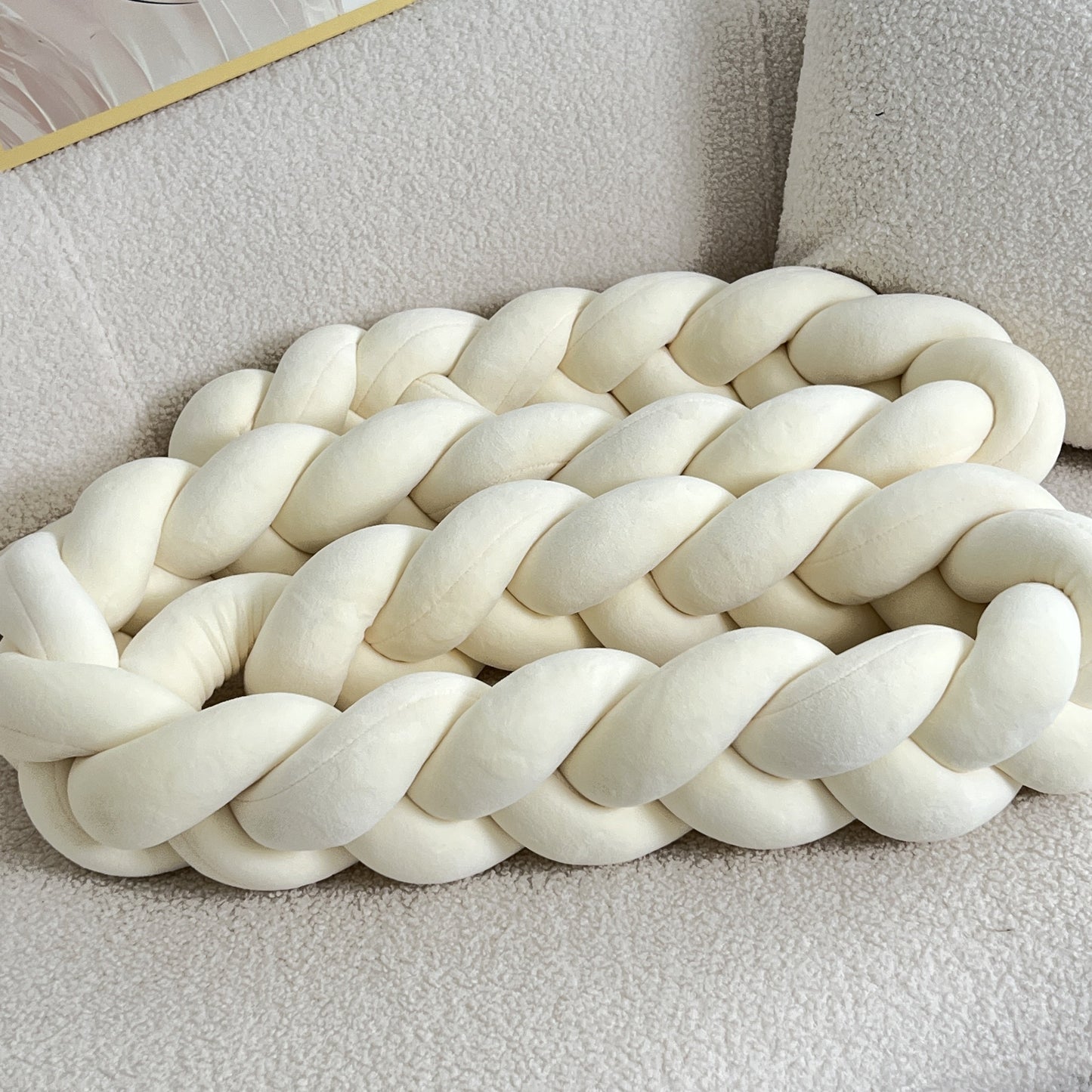 Stylish Geometric Floor Pillow with Washable Cover