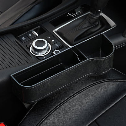 Premium Leather Auto Seat Storage Organizer
