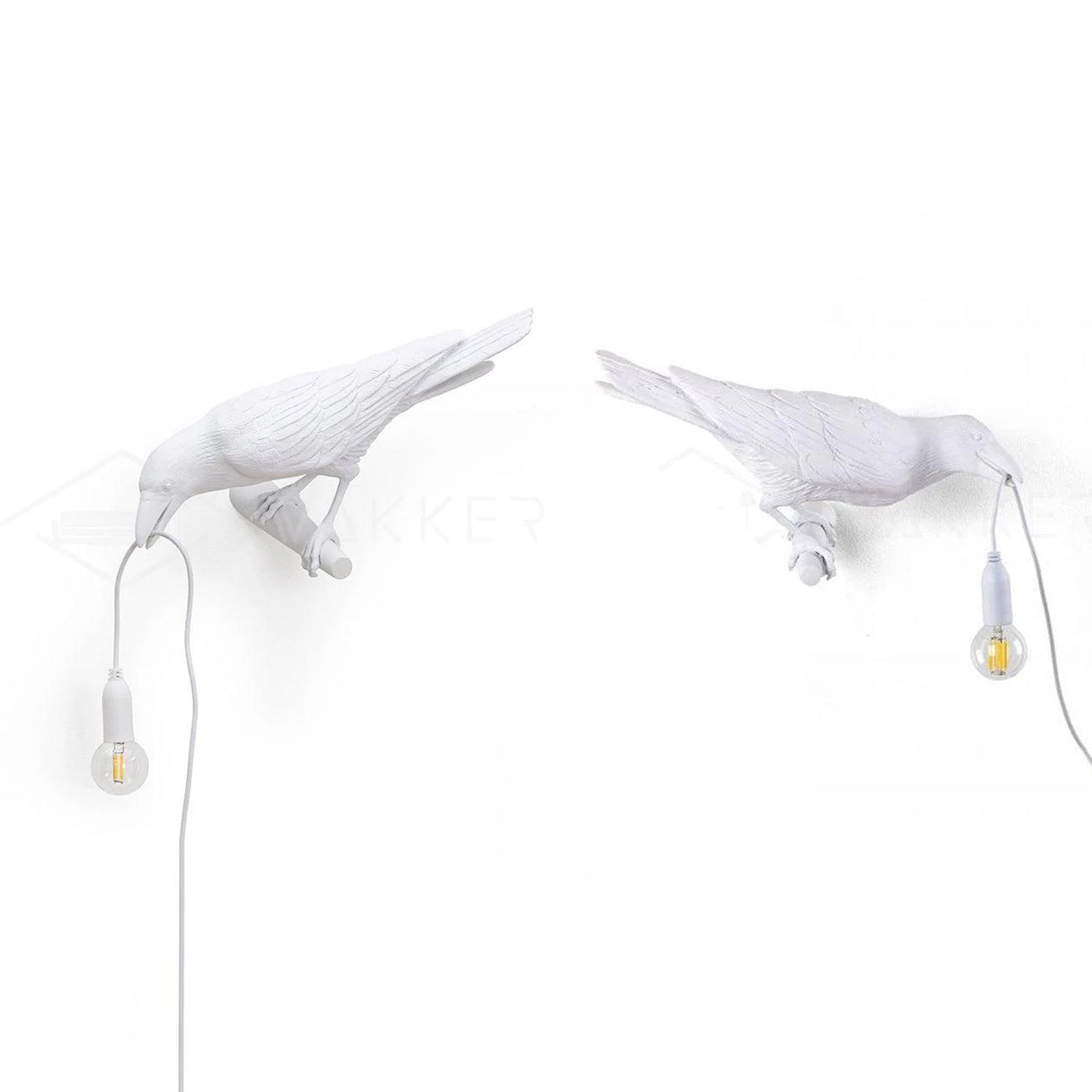 Nature Inspired Bird Shaped Wall Lamp