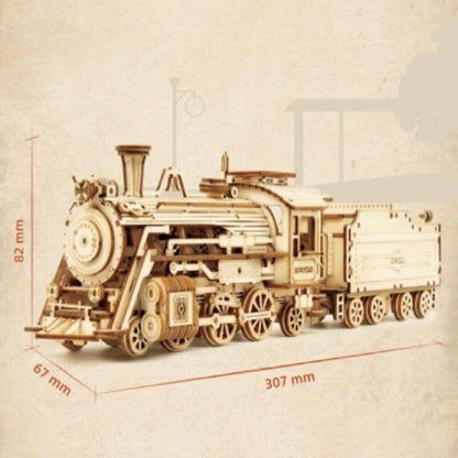 Classic Handcrafted Wooden 3D Puzzle Set
