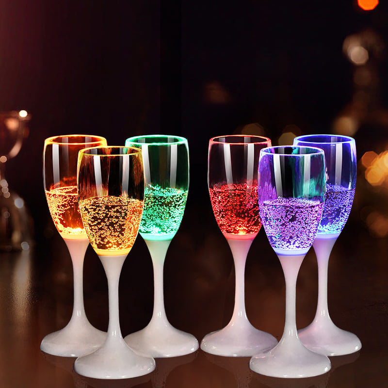 Colorful LED Party Cups | Reusable Glow Glasses 4-8oz