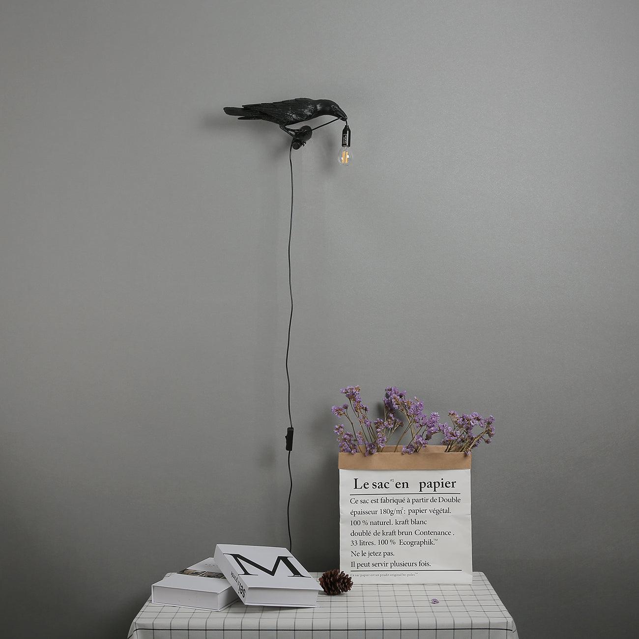 Nature Inspired Bird Shaped Wall Lamp
