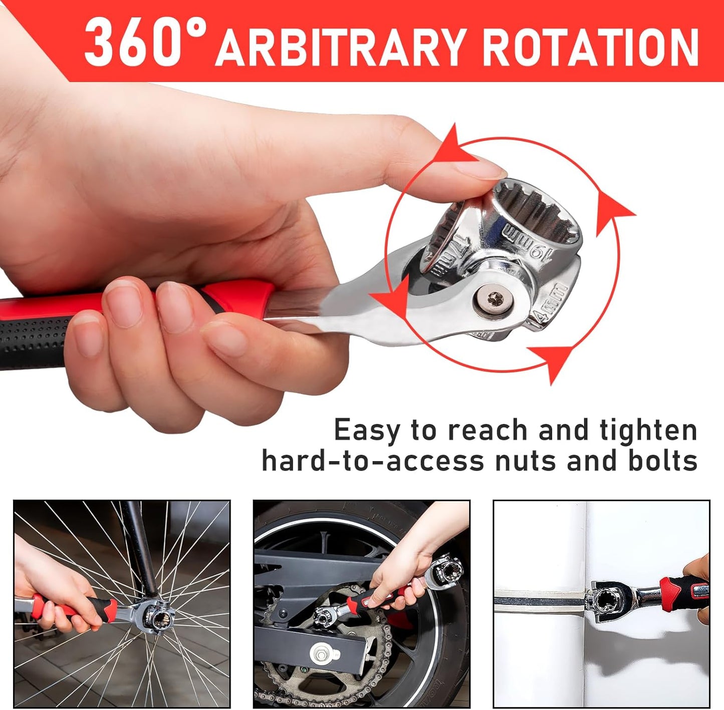 Heavy Duty Electric Impact Wrench Set