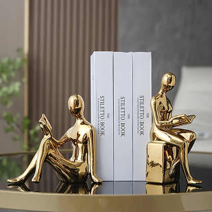 Stylish Ceramic Book Ends for Modern Home Decor