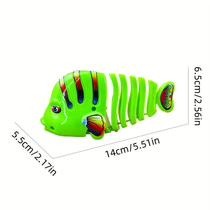 Colorful Winding Fish Shape Toy