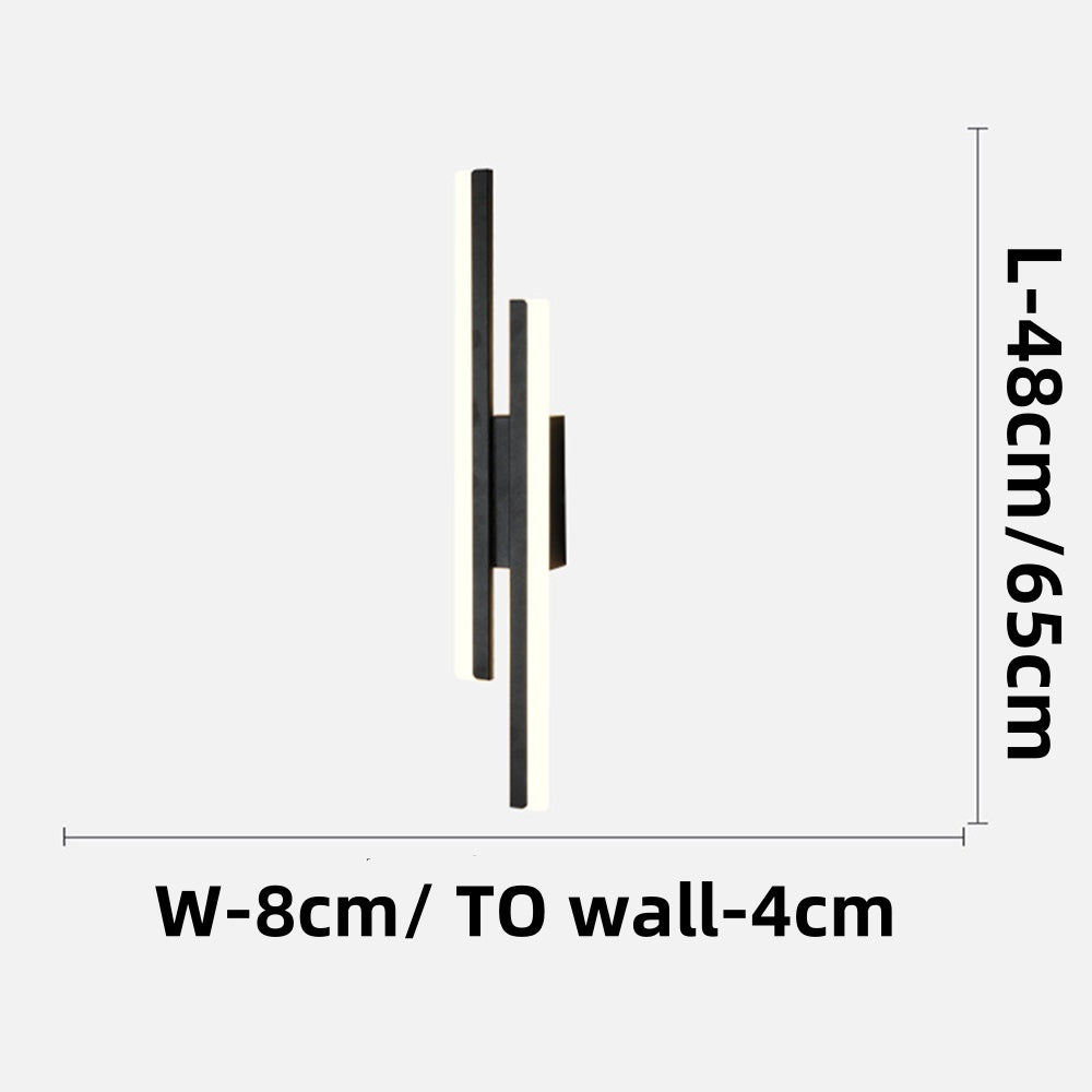 Modern Slim LED Wall Lamp for Bedroom and Hallway