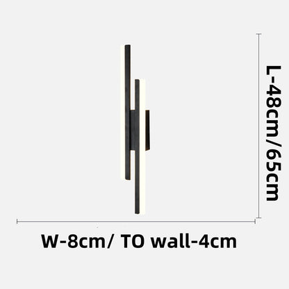 Modern Slim LED Wall Lamp for Bedroom and Hallway