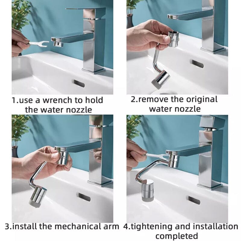 Flexible 360 Rotating Kitchen Faucet