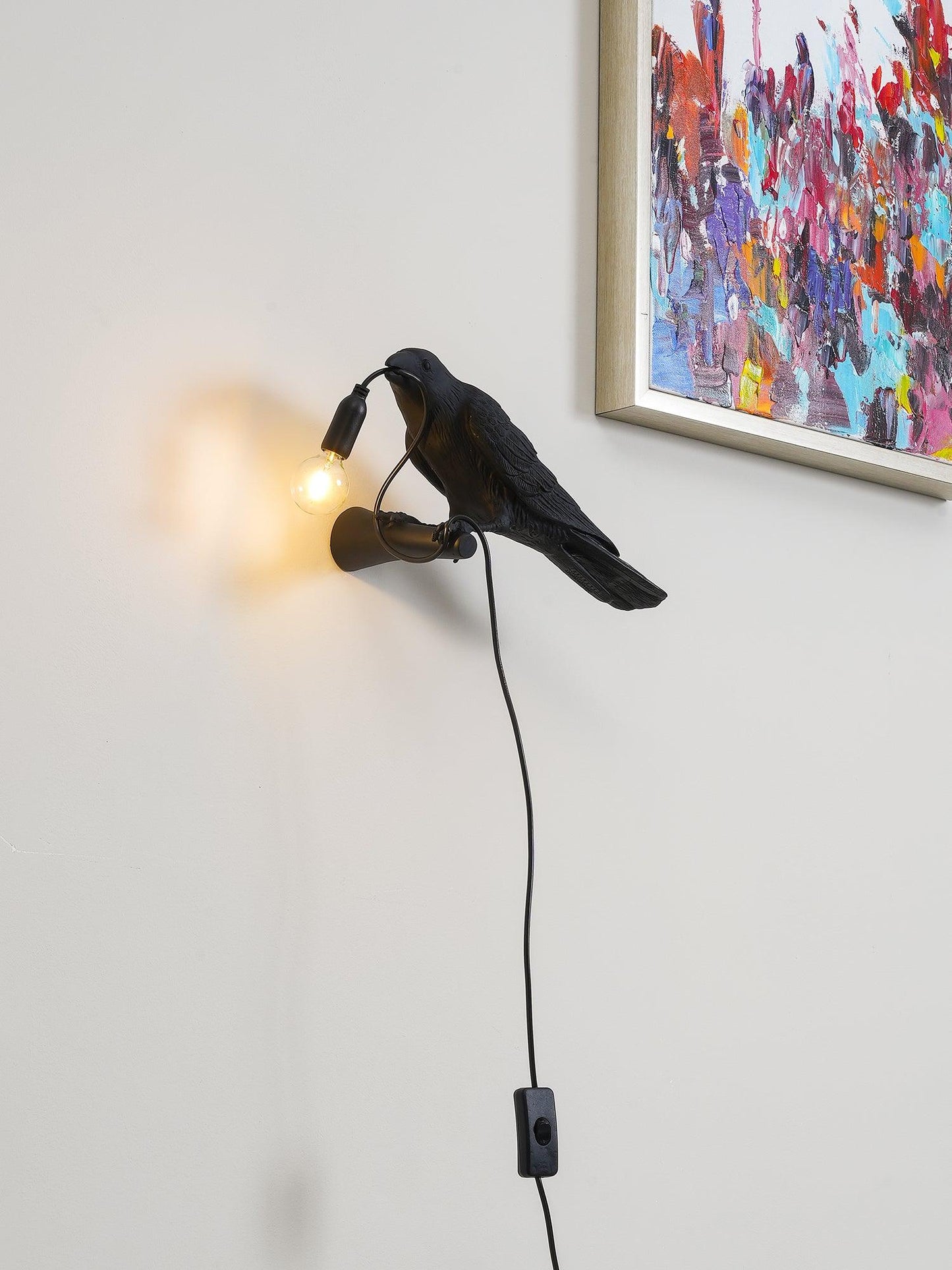 Nature Inspired Bird Shaped Wall Lamp