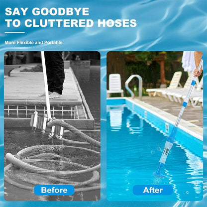 Portable Rechargeable Pool Vacuum Cleaner Kit