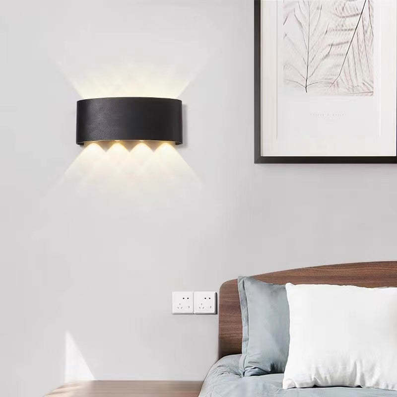 Contemporary Slim LED Double Wall Light