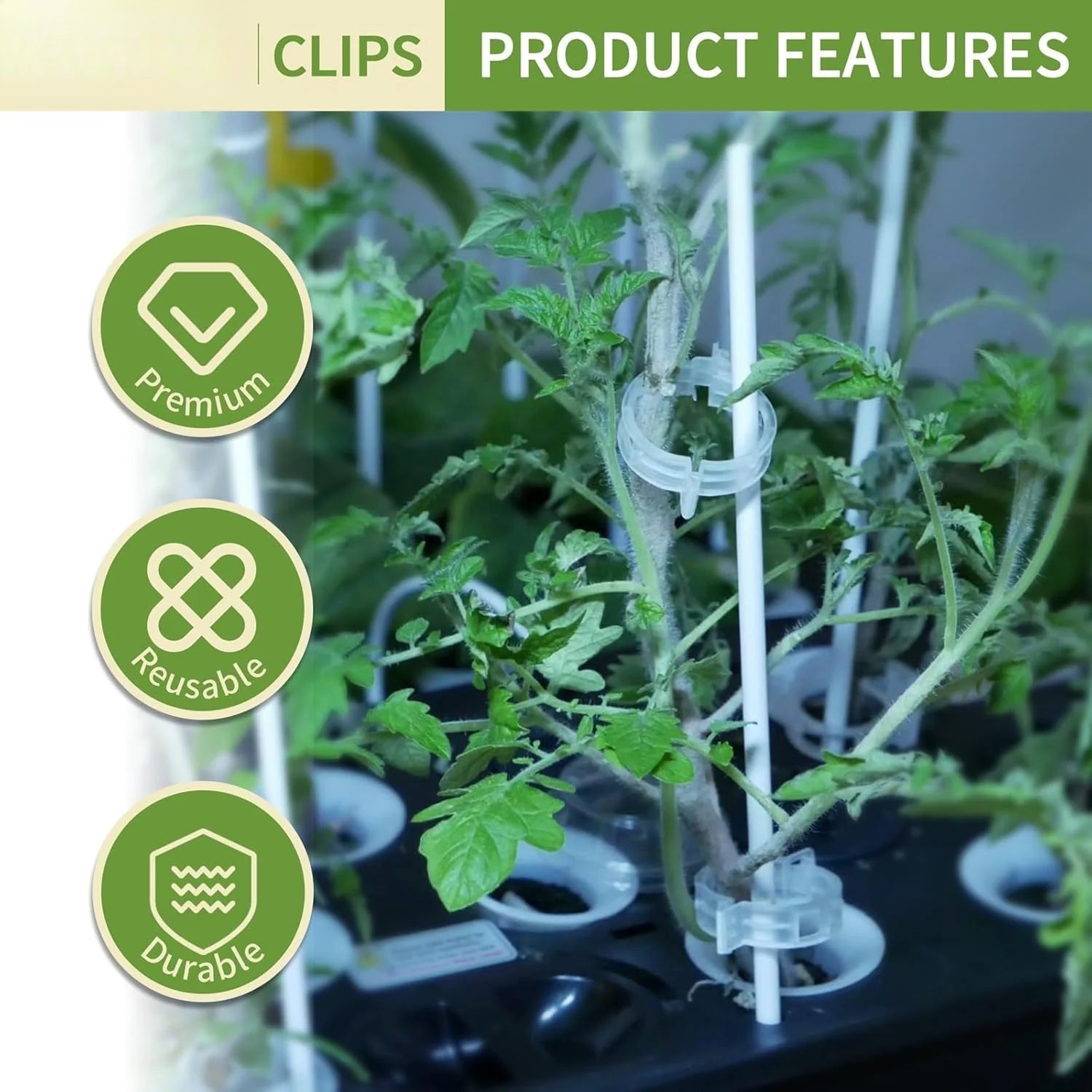 Easy Use Tomato Plant Clips - Fesara