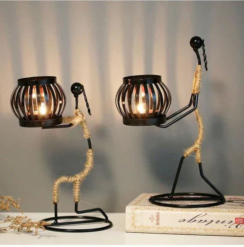 Classic Vintage Metal Candle Holder