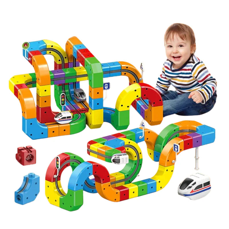 Fun Kids Magnetic Building Track Set