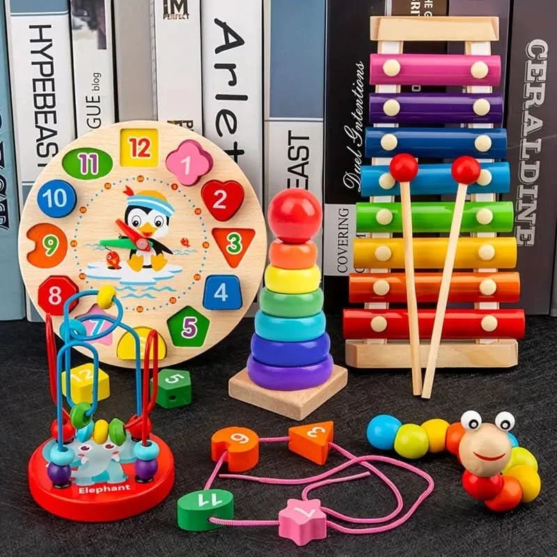 Baby Educational Toy Set 5-in-1 Learning Kit - Fesara