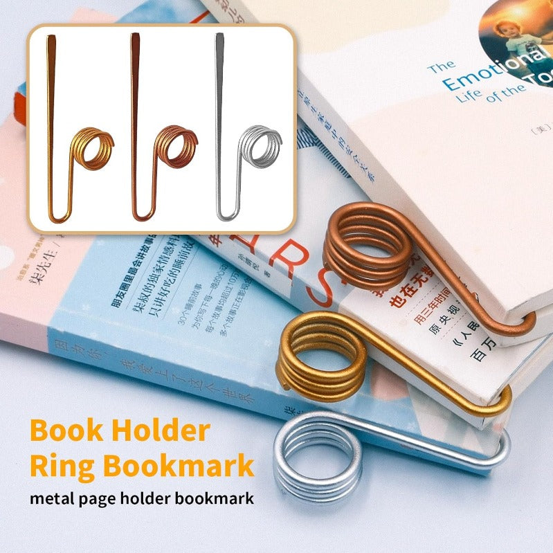 Simple Metal Bookmark Clip for Easy Reading