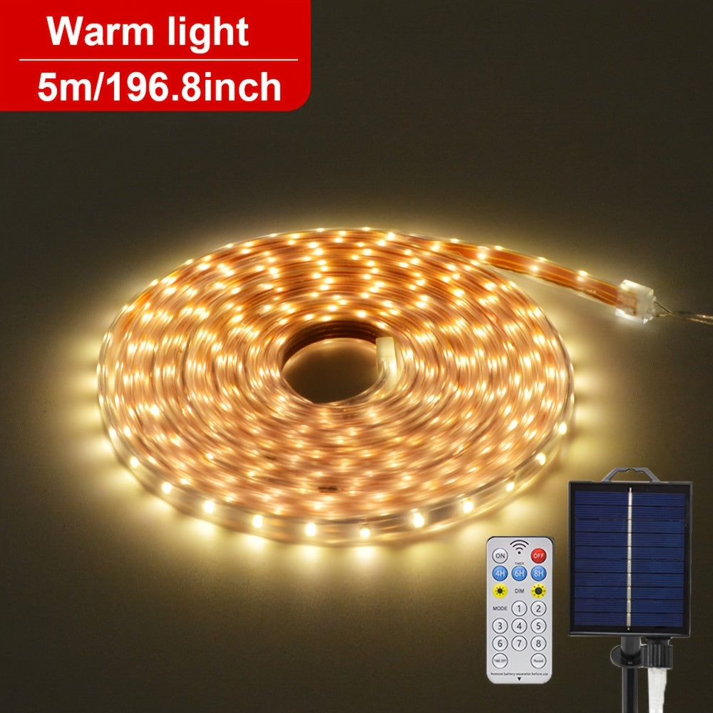 Flexible Outdoor Solar LED Tube Light with Remote