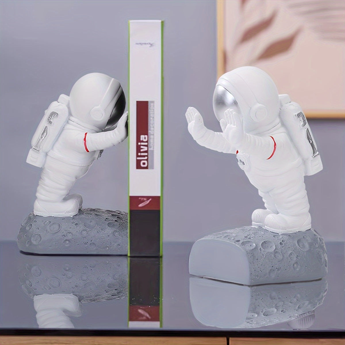 Galaxy Bookends Space Decor Holders