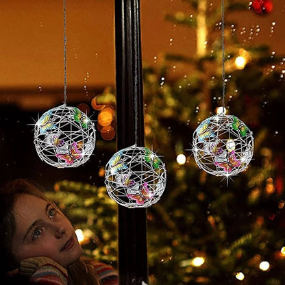 Colorful Garden Solar Butterfly Lamp