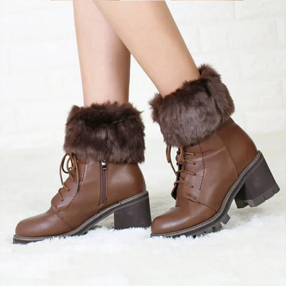 Cozy Fesara FurryLegs - Soft and Stylish Winter Leg Warmers
