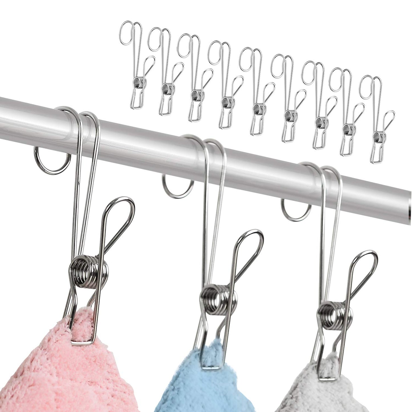 Strong Metal Wall Clip with Hook