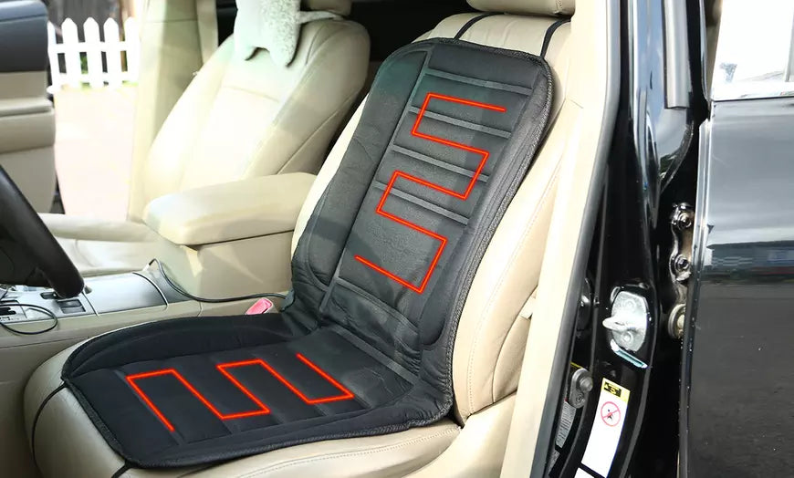 Warm Car Seat Heater Cushion - 12V Memory Foam Support