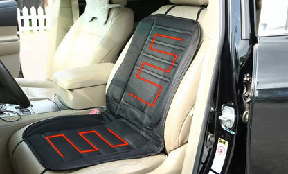 Warm Car Seat Heater Cushion - 12V Memory Foam Support