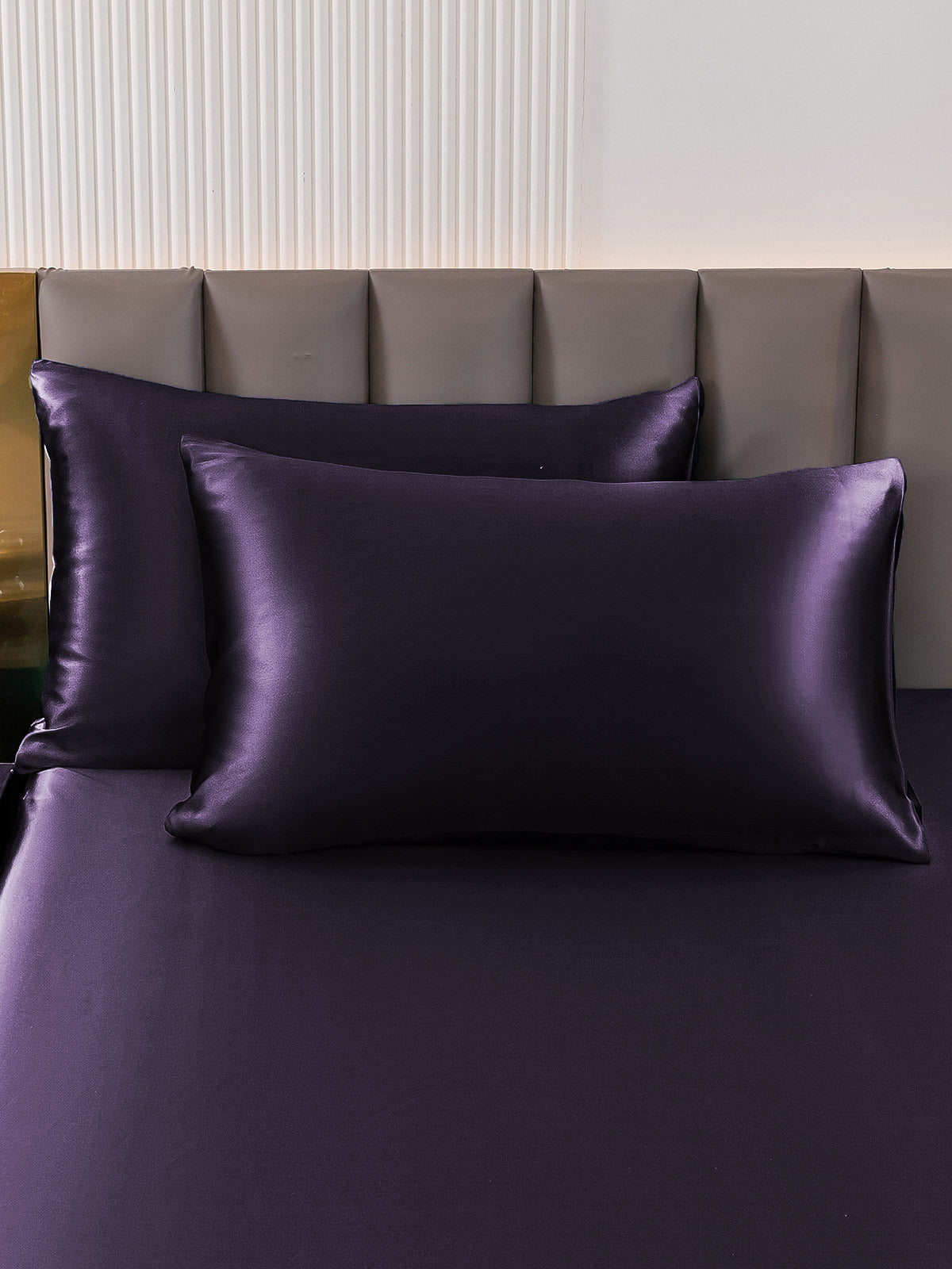 Soft Mulberry Silk Pillowcase Set with Hidden Zipper