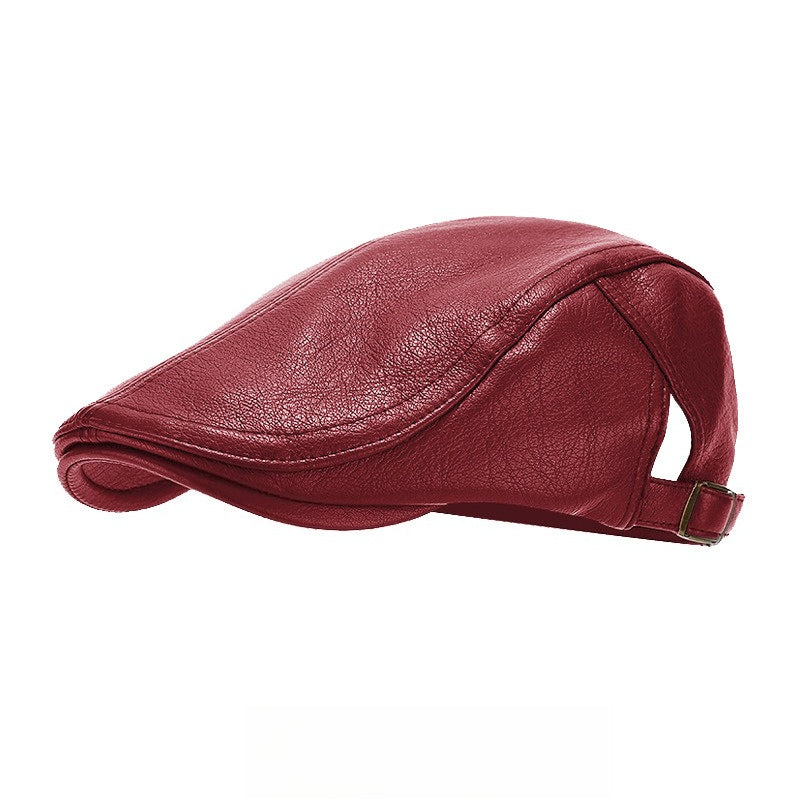 Vintage Style Leather Hat