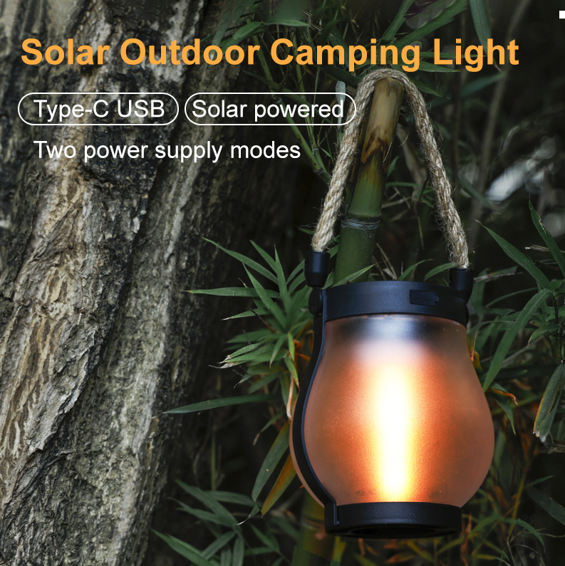 Outdoor Solar Flame Lantern