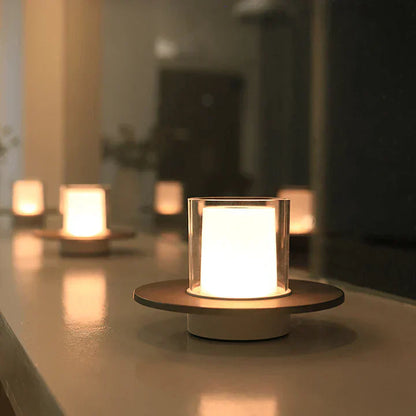 Warm White LED Candle Table Lamp
